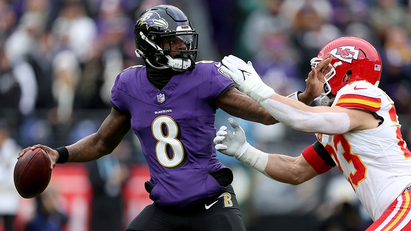 Lamar Jackson n'est pas encore entré sur le terrain en finale